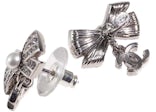 Chanel Bow Tie Earring Silver (AB8004)